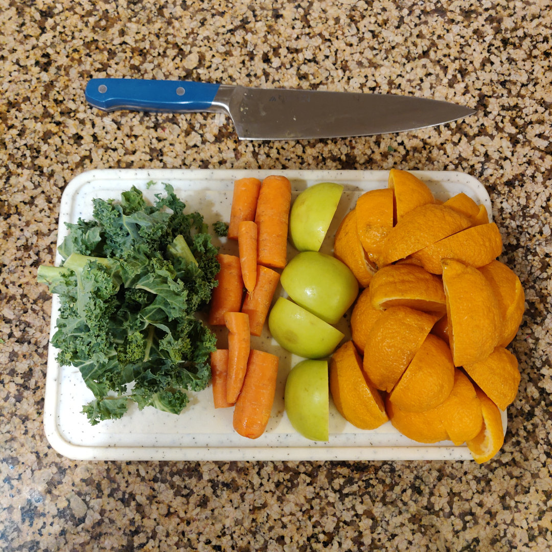 Mandarin Carrot Kale Green Apple Juice