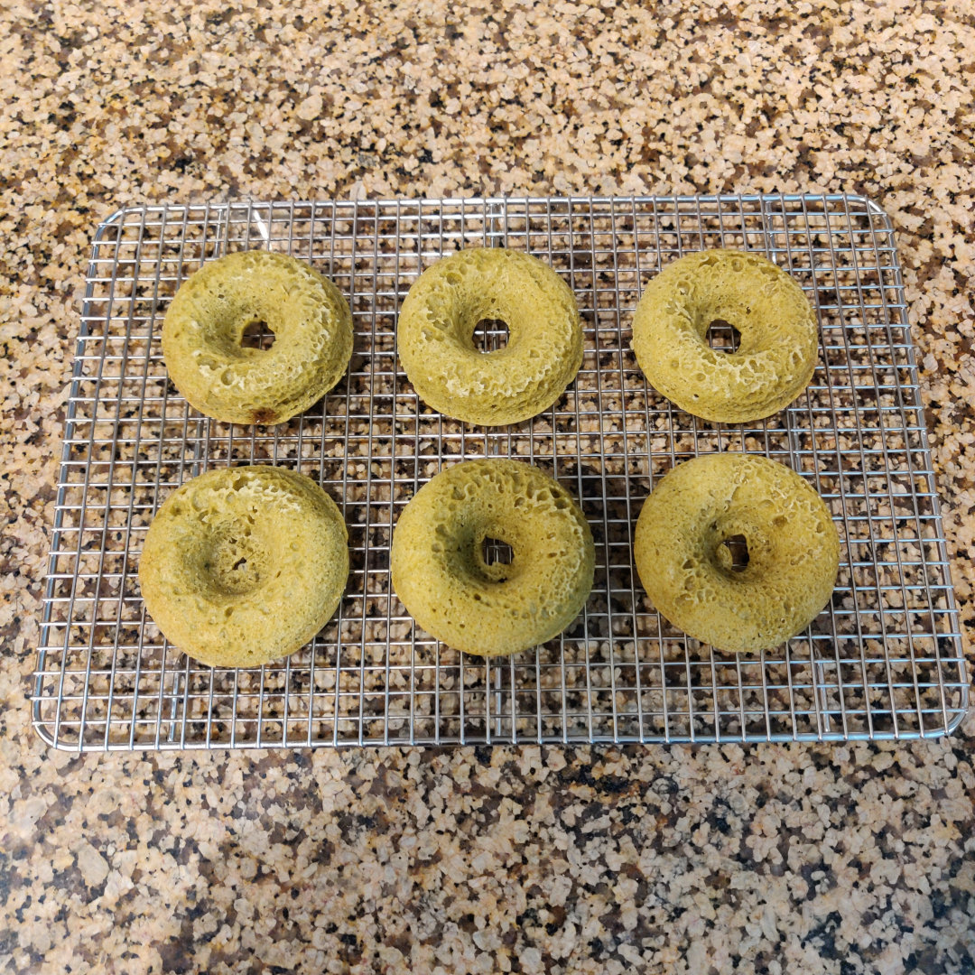 Matcha Green Tea Cake Donuts