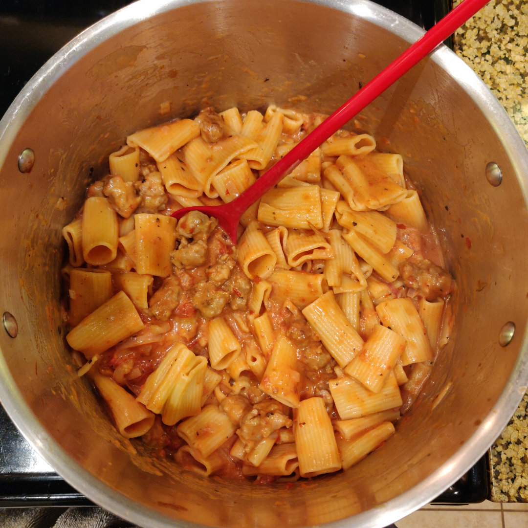 Spicy Vodka Rigatoni